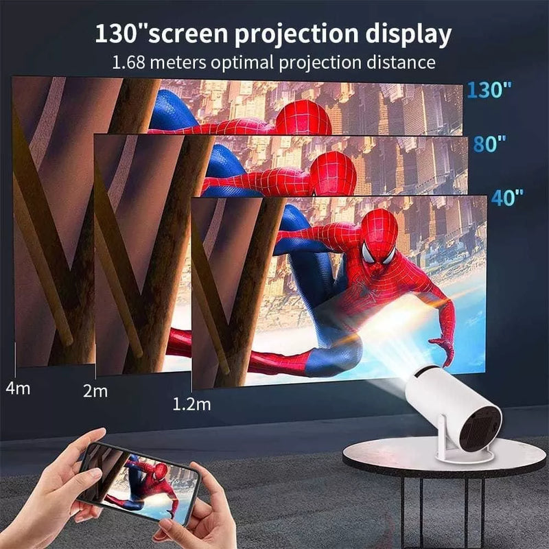 Projetor Portátil Wi-fi Lançamento Com Android HDMI Smart Cinema