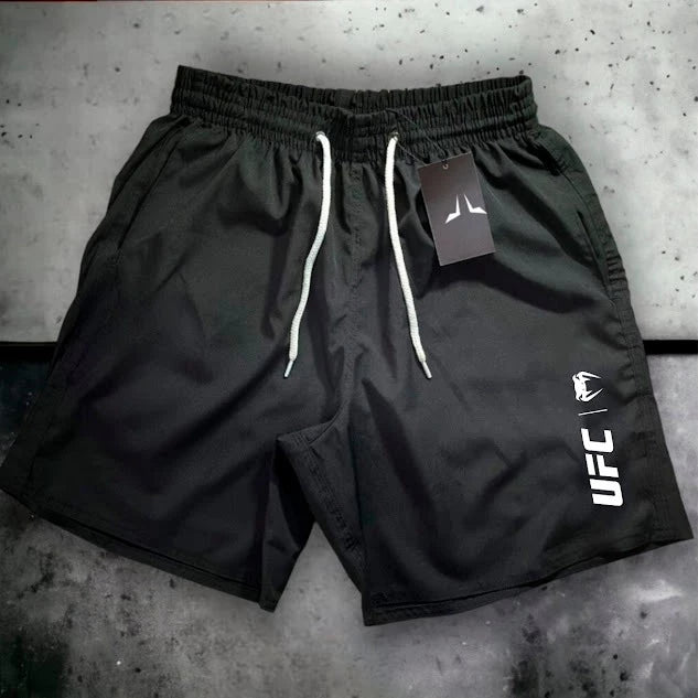 bermuda Short Masculino Mauricinho Modelo UFC 01 - Antiodor e Design Esportivo Ideal para Academia, Skate, Corrida